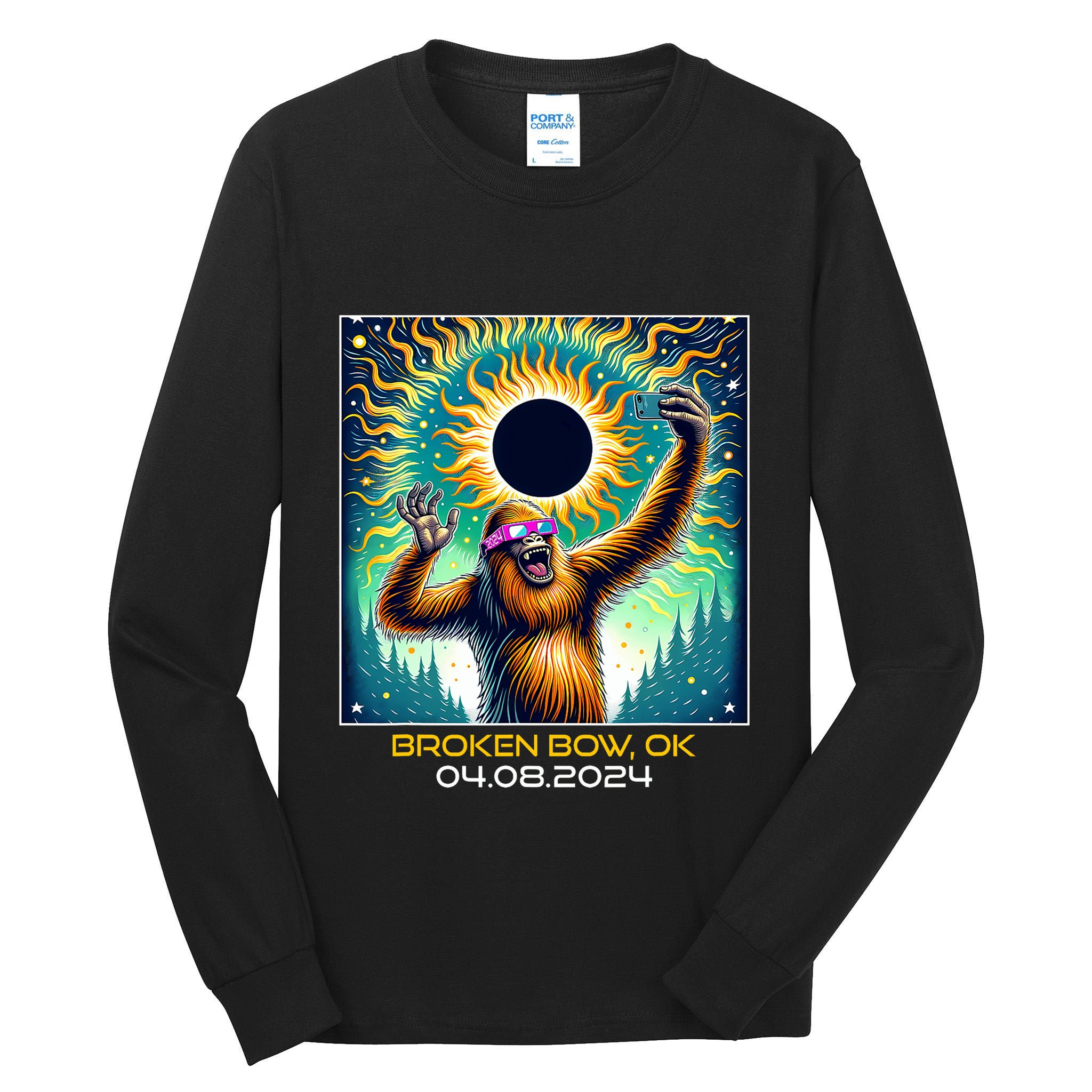 Artistic Anteater Van Gogh Style Starry Night Anteater Tall Long Sleeve T-Shirt