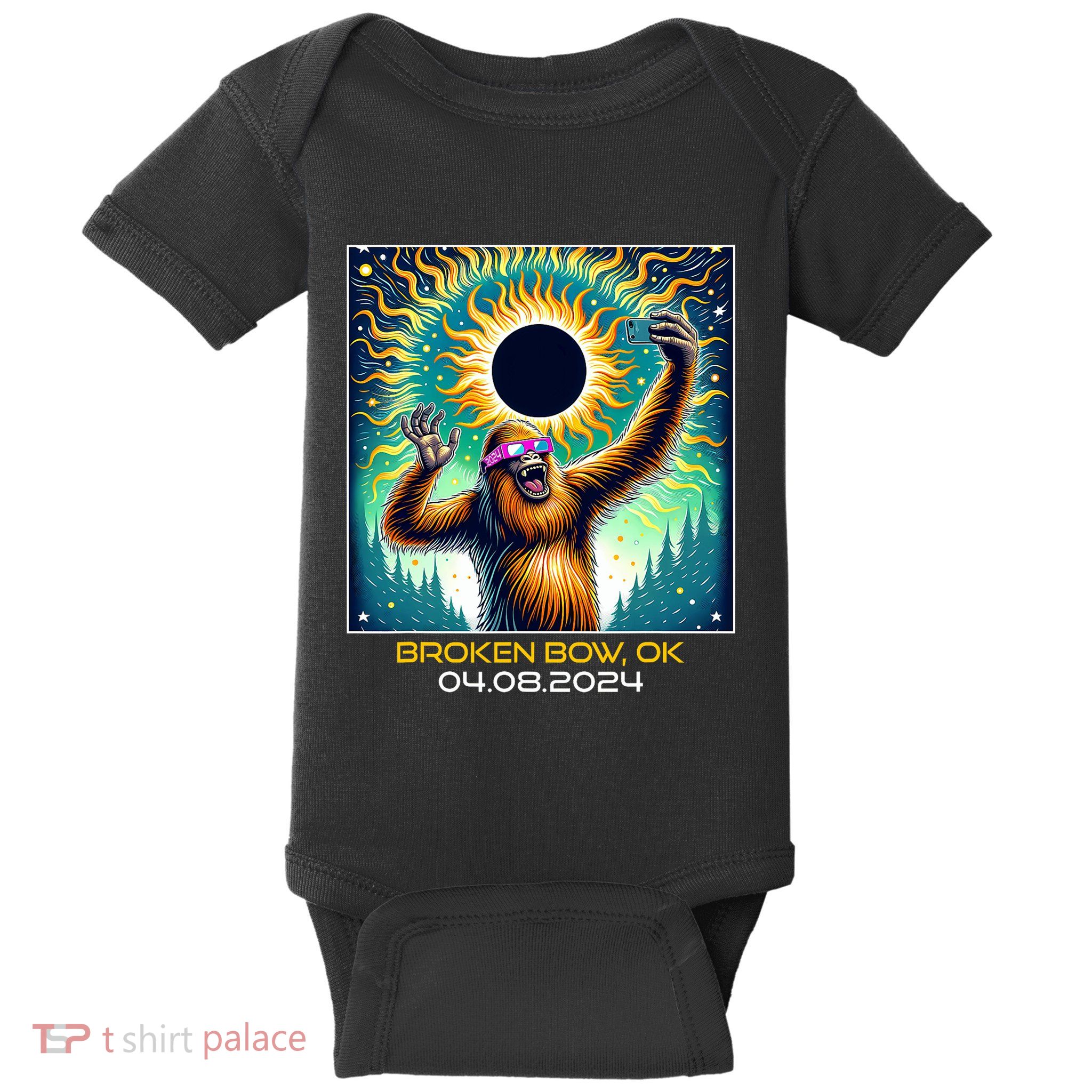 Artistic Anteater Van Gogh Style Starry Night Anteater Baby Bodysuit