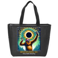 Artistic Anteater Van Gogh Style Starry Night Anteater Zip Tote Bag