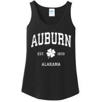 Auburn Alabama Vintage Shamrock Sports Ladies Essential Tank