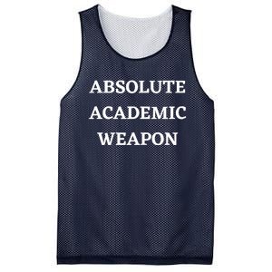 Absolute Academic Weapon Funny Trend Mesh Reversible Basketball Jersey Tank