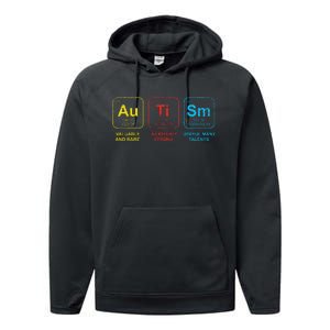 Autism Awareness Women Elements Periodic Table ASD Performance Fleece Hoodie