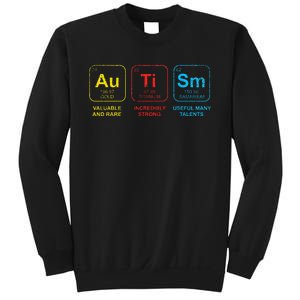 Autism Awareness Women Elements Periodic Table ASD Sweatshirt