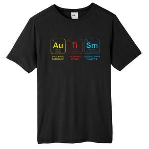 Autism Awareness Women Elements Periodic Table ASD Tall Fusion ChromaSoft Performance T-Shirt