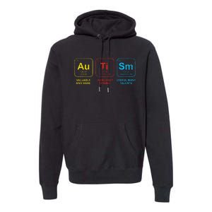 Autism Awareness Women Elements Periodic Table ASD Premium Hoodie