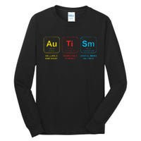 Autism Awareness Women Elements Periodic Table ASD Tall Long Sleeve T-Shirt