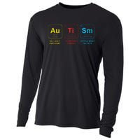 Autism Awareness Women Elements Periodic Table ASD Cooling Performance Long Sleeve Crew