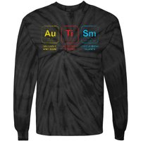 Autism Awareness Women Elements Periodic Table ASD Tie-Dye Long Sleeve Shirt