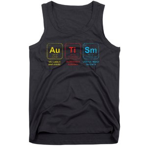 Autism Awareness Women Elements Periodic Table ASD Tank Top