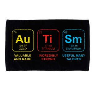 Autism Awareness Women Elements Periodic Table ASD Microfiber Hand Towel