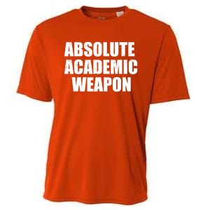 Absolute Academic Weapon Funny Trend Cooling Performance Crew T-Shirt