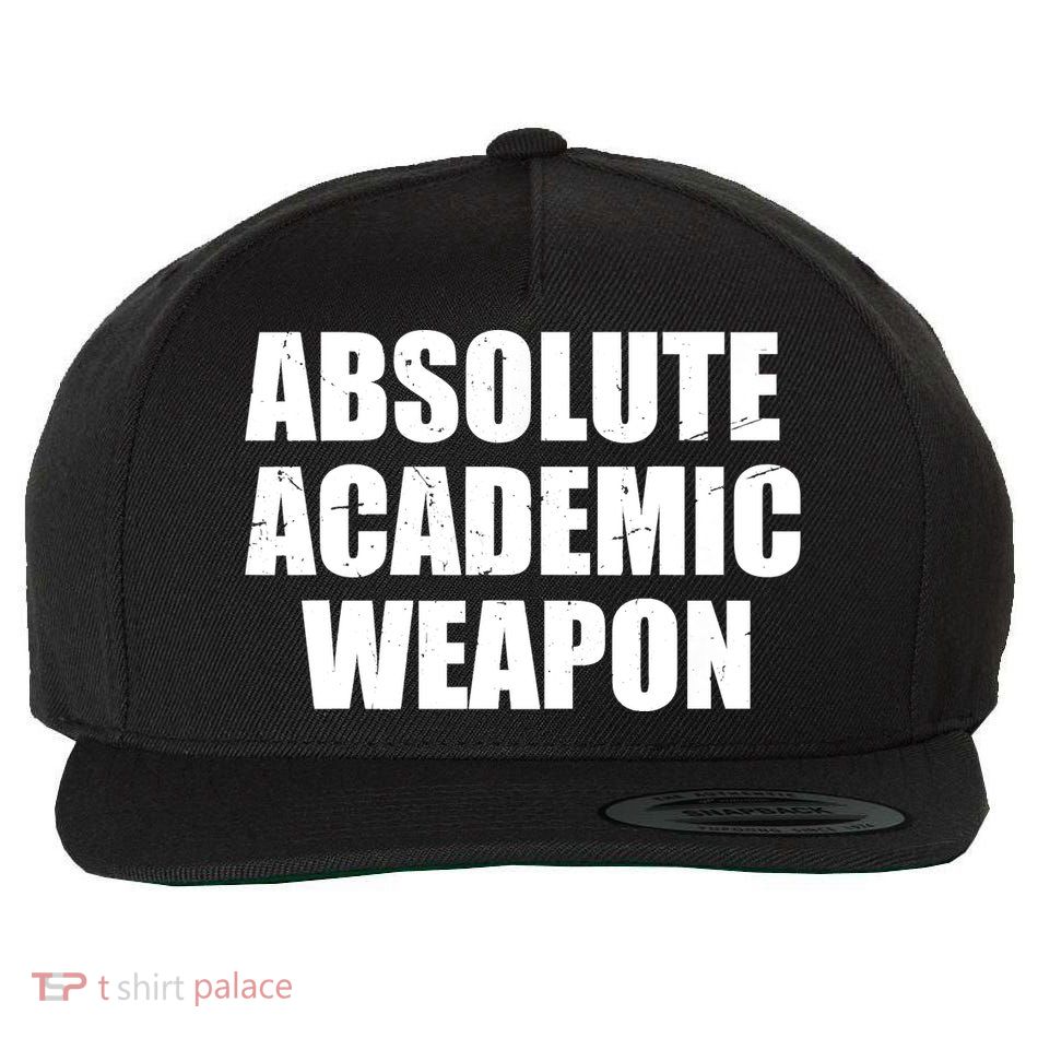 Absolute Academic Weapon Funny Trend Wool Snapback Cap