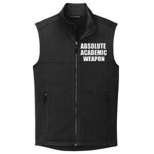 Absolute Academic Weapon Funny Trend Collective Smooth Fleece Vest