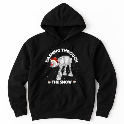 At At Walker Dashing Through The Snow Christmas Funny Hoodie
