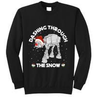 At At Walker Dashing Through The Snow Christmas Funny Sweatshirt