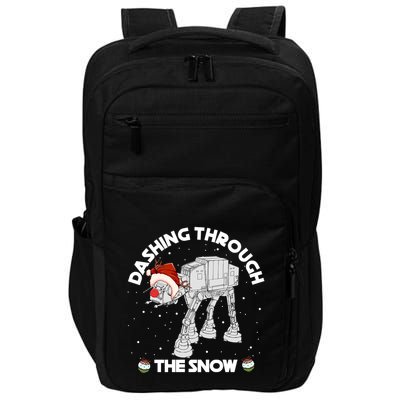 At At Walker Dashing Through The Snow Christmas Funny Impact Tech Backpack