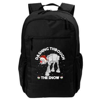 At At Walker Dashing Through The Snow Christmas Funny Daily Commute Backpack