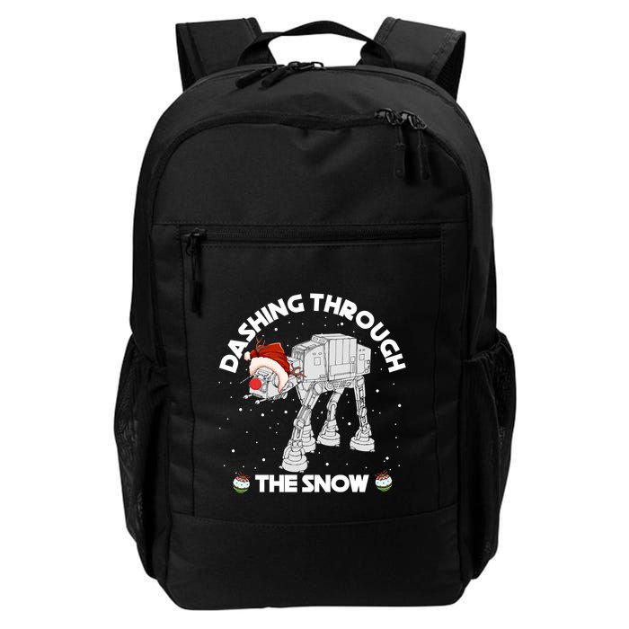 At At Walker Dashing Through The Snow Christmas Funny Backpack