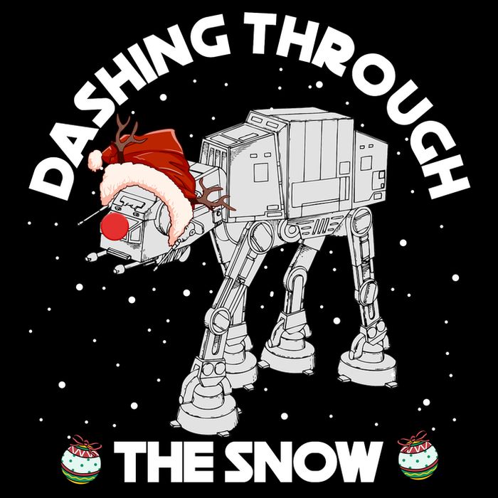At At Walker Dashing Through The Snow Christmas Funny 16 in Basic Backpack