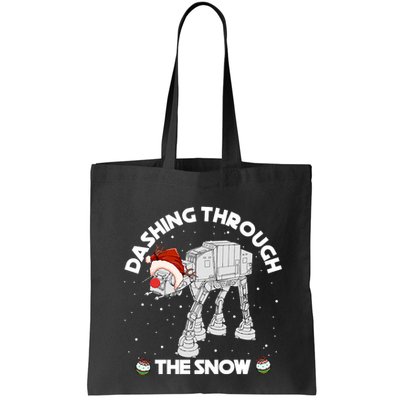 At At Walker Dashing Through The Snow Christmas Funny Bag