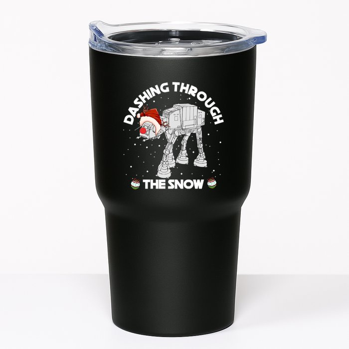 At At Walker Dashing Through The Snow Christmas Funny Tumbler