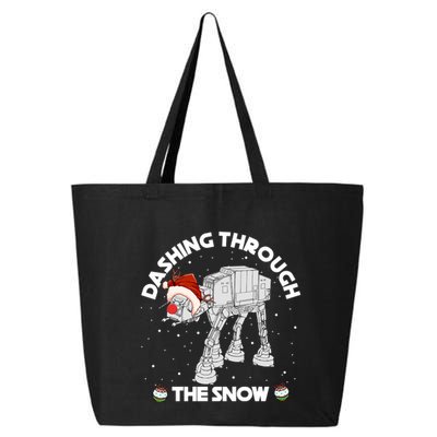 At At Walker Dashing Through The Snow Christmas Funny 25L Jumbo Tote