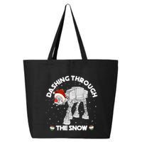 At At Walker Dashing Through The Snow Christmas Funny 25L Jumbo Tote