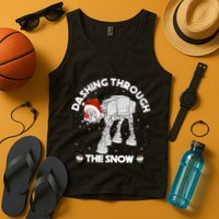 At At Walker Dashing Through The Snow Christmas Funny Tank Top
