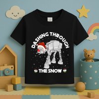 At At Walker Dashing Through The Snow Christmas Funny Toddler T-Shirt