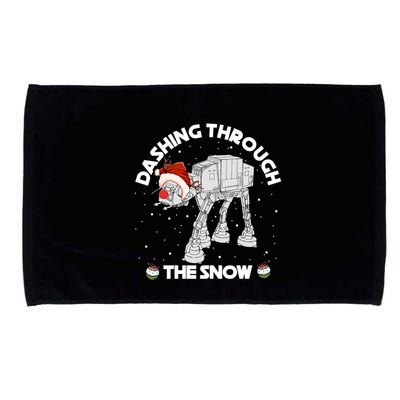At At Walker Dashing Through The Snow Christmas Funny Microfiber Hand Towel