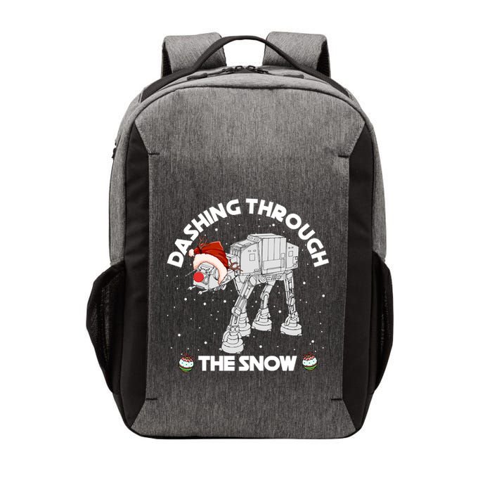 At At Walker Dashing Through The Snow Christmas Funny Vector Backpack
