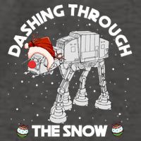 At At Walker Dashing Through The Snow Christmas Funny Vector Backpack