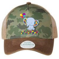 Autism Awareness Walking A Different Path Elephant Legacy Tie Dye Trucker Hat