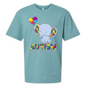 Autism Awareness Walking A Different Path Elephant Sueded Cloud Jersey T-Shirt