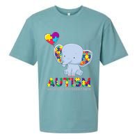 Autism Awareness Walking A Different Path Elephant Sueded Cloud Jersey T-Shirt