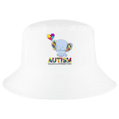 Autism Awareness Walking A Different Path Elephant Cool Comfort Performance Bucket Hat