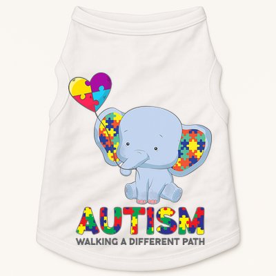 Autism Awareness Walking A Different Path Elephant Doggie Tank