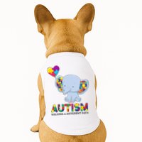 Autism Awareness Walking A Different Path Elephant Doggie Tank