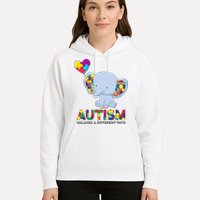 Autism Awareness Walking A Different Path Elephant Hoodie