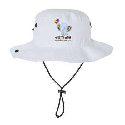 Autism Awareness Walking A Different Path Elephant Bucket Hat