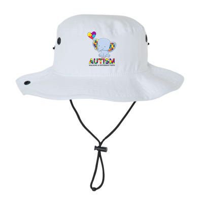 Autism Awareness Walking A Different Path Elephant Legacy Cool Fit Booney Bucket Hat