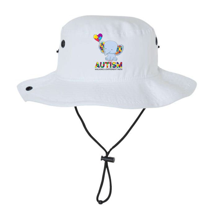 Autism Awareness Walking A Different Path Elephant Bucket Hat