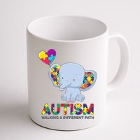 Autism Awareness Walking A Different Path Elephant Mug