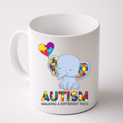 Autism Awareness Walking A Different Path Elephant Mug