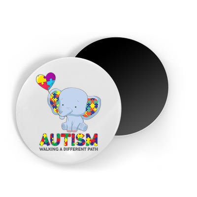 Autism Awareness Walking A Different Path Elephant Magnet