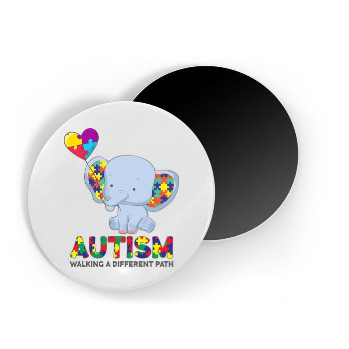 Autism Awareness Walking A Different Path Elephant Magnet