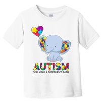Autism Awareness Walking A Different Path Elephant Toddler T-Shirt