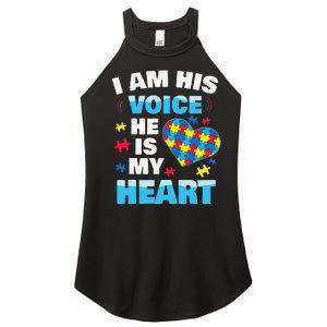 Autism Awarenesss Women Aspergers Mom Women's Perfect Tri Rocker Tank