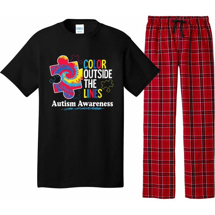 Autism Awarenesss Women Aspergers Puzzle Piece Pajama Set