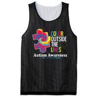 Autism Awarenesss Women Aspergers Puzzle Piece Mesh Reversible Basketball Jersey Tank